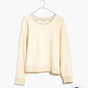 Madewell Pullover with Stitching Accents